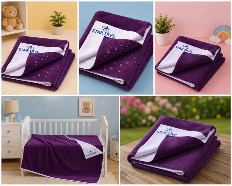 Waterproof Baby Dry Sheet | Reusable Cotton Mattress Protector for Baby Bed, Crib & Adult Bed (140 × 100 cm)