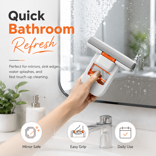 Mini Foldable Handheld Mop Self Squeezing Kitchen Wiper Cleaning Tool for Home and Car Detailing