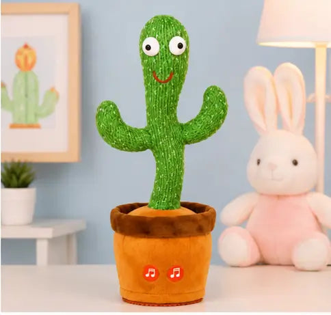 Dancing Musical Cactus Toy – Singing, Dancing Plush Interactive Sound Toy for Kids