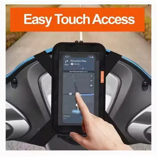 Universal Waterproof Bike Mobile Holder Pouch – Handlebar Mount