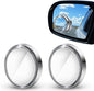 Wide Vision 360° Convex Blind Spot Mirrors – HD Round Side Rear View Mirror for All Cars (Pack of 2)
