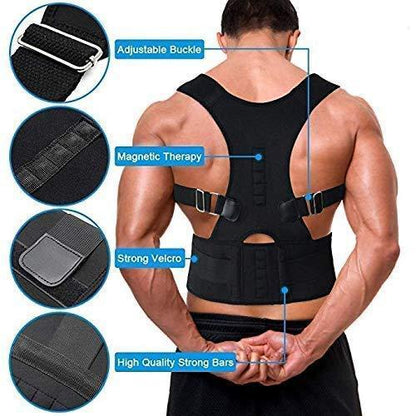 StraightFit Adjustable Posture Support Belt for Daily Wear