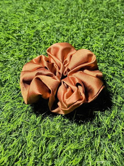 Luxury Satin Hair Scrunchies for Women, Hair Band | Rubber Band | Hair Ties (Pack of 5)