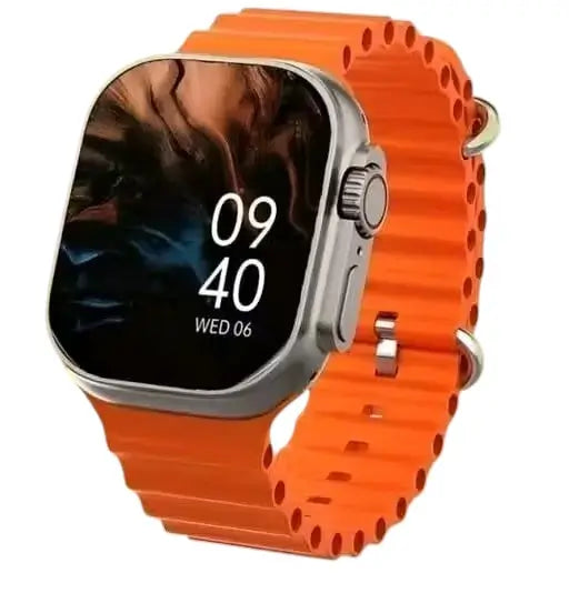 T800/900 Ultra Wireless Charging Watch – Orange Band