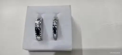 Twin Flame Couple Rings – Adjustable Silver-Plated Sterling Silver with American Diamond, Free Size