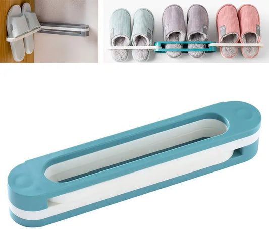 Multifunction Folding Slippers/Shoes Rack Hanger Organizer Rack Unique Folding Design Makes This Slippers Rack Convenient And Easy To Take Full Advant | Flexible, Easy Release, Kitchen Use, S