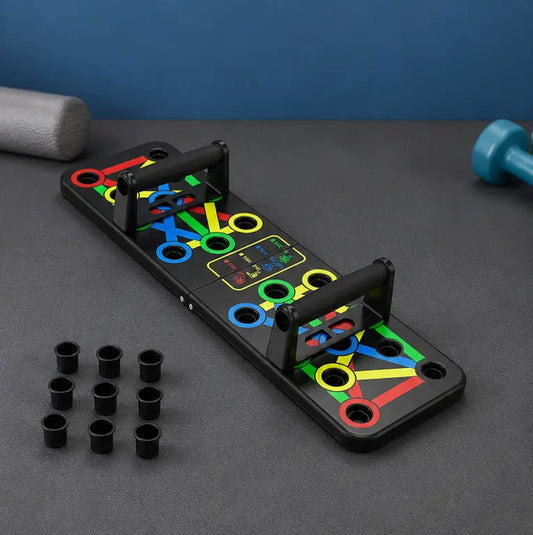 15-in-1 Push-Up Board – Multifunction Color-Coded Push-Up Training System for Home Gym & Strength Workout