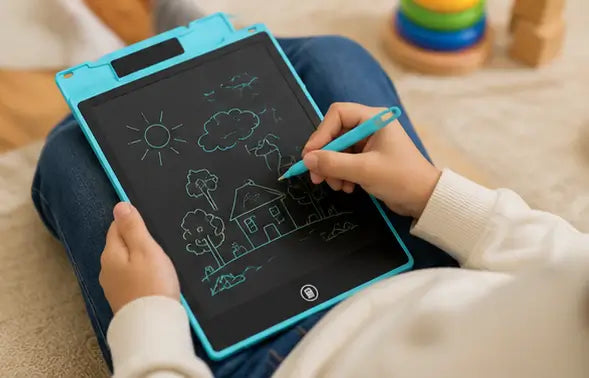 8.5 Inch LCD Writing Tablet for Kids – Digital Magic Slate Drawing & Writing Pad with Stylus (Multicolor)