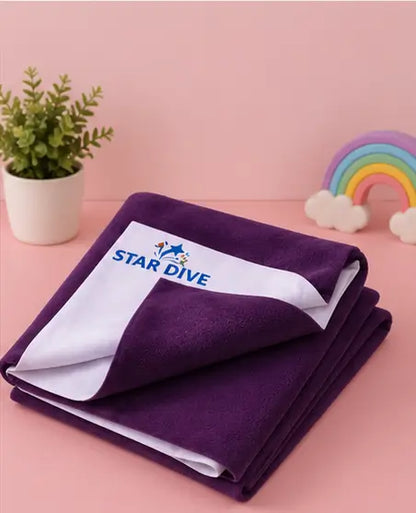 Waterproof Baby Dry Sheet | Reusable Cotton Mattress Protector for Baby Bed, Crib & Adult Bed (140 × 100 cm)