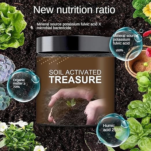 Soil Activated Treasure Fertilizer | Potting Mix Soil for Plants |