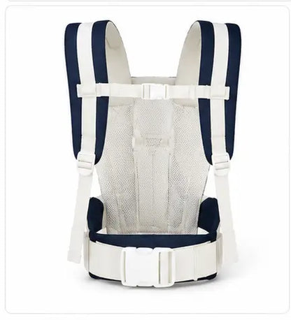 4-in-1 Baby Carrier Backpack | Adjustable Cotton Baby Carry Bag with Shoulder Support | Front & Back Carry for Infants & Toddlers (Up to 15 kg)