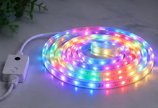 3 Meter Multicolor LED Rope Light – Decorative Multi-Color String Light for Room, Bedroom, Party & Festive Decoration