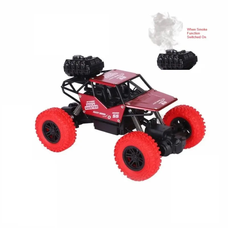 Adventure Awaits! Unleash Thrills with this Powerful 4x2 RC Monster Truck Toy – Race, Climb, Explore, Independent Suspension & Dynamic Smoke/Mist for Boys & Girls