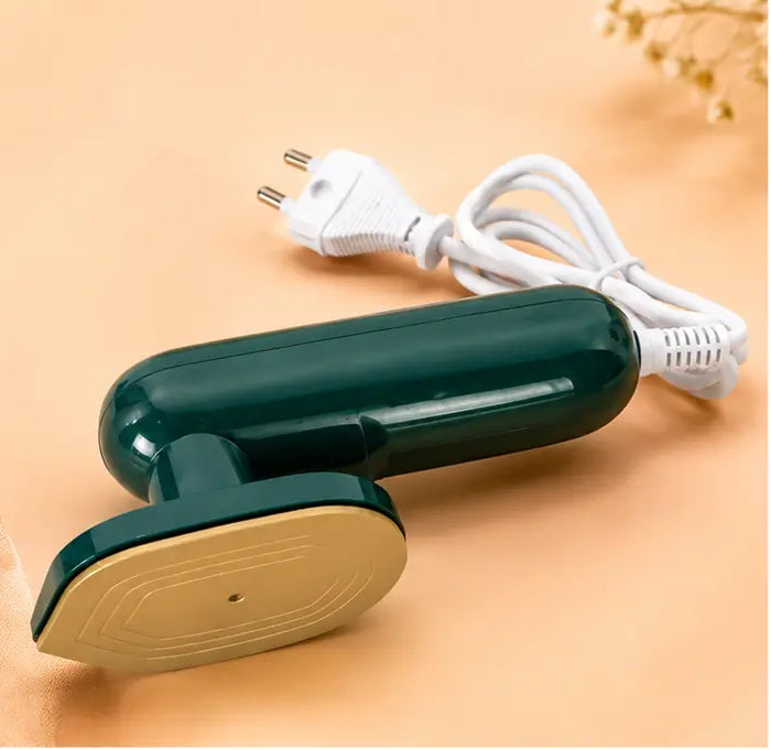 Mini Electric Steam Iron – Portable Travel Iron with Non-Stick Soleplate, Spray & Steam Function