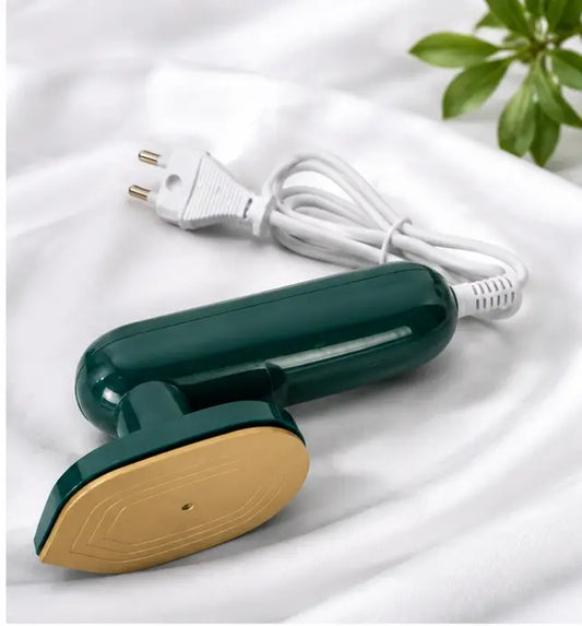 Mini Electric Steam Iron – Portable Travel Iron with Non-Stick Soleplate, Spray & Steam Function