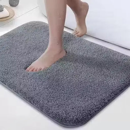 Creative Home Microfiber Striped Anti-Skid Bathmat