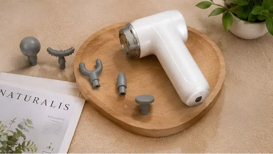 9-in-1 Mini Massage Gun – Portable Electric Muscle Massager with 3 Massage Heads for Neck, Shoulders, Arms, Legs & Feet
