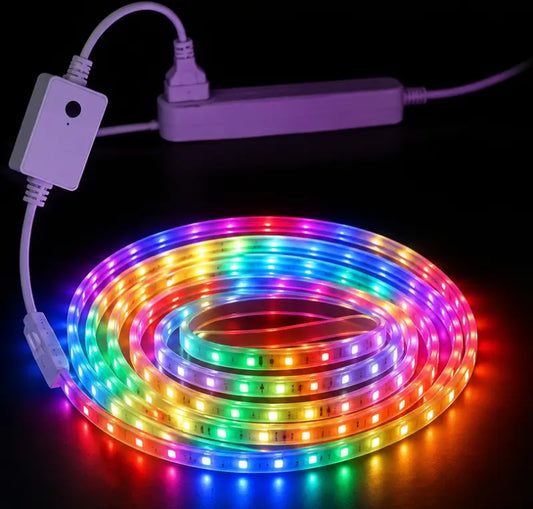 3 Meter Multicolor LED Rope Light – Decorative Multi-Color String Light for Room, Bedroom, Party & Festive Decoration