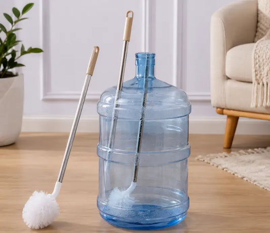Pavan E-Commerce 360° Rotating Water Can Cleaning Brush – Long Handle Bottle & 20L Water Can Cleaner