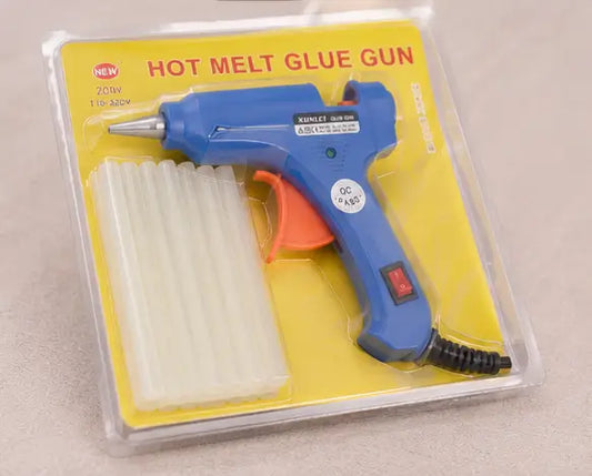 Atrocitus Mini Glue Gun 20W with 20 Glue Sticks – 7mm Hot Melt Glue Gun for DIY, Craft, Art & Home Repairs