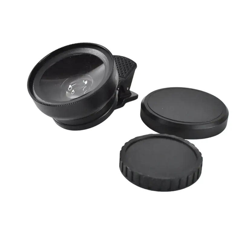 0.45X Universal Wide Angle & Macro Clip-On Phone Camera Lens – External Mobile Lens for Smartphones (With Color Box).