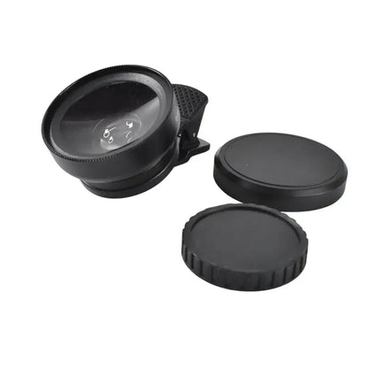0.45X Universal Wide Angle & Macro Clip-On Phone Camera Lens – External Mobile Lens for Smartphones (With Color Box).