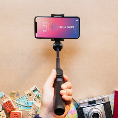 Bluetooth Selfie Stick, Portable Phone Tripod Stand for Mobile