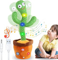 Dancing Cactus Mimicking Toy with Talking & Musical Features (Green)