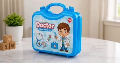 Doctor Medical Play Set with Carry Case – Pretend Doctor & Nurse Kit Educational Toy for Kids (Multicolor)