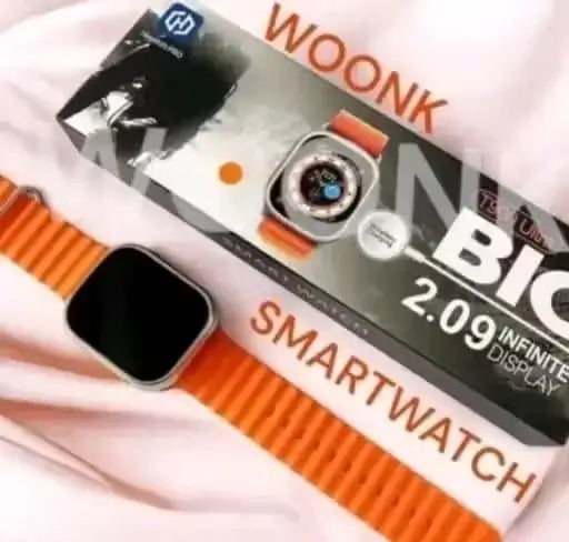 T800/900 Ultra Wireless Charging Watch – Orange Band