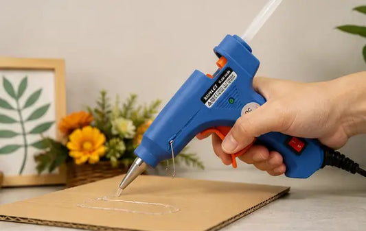 Atrocitus Mini Glue Gun 20W with 20 Glue Sticks – 7mm Hot Melt Glue Gun for DIY, Craft, Art & Home Repairs