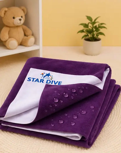 Waterproof Baby Dry Sheet | Reusable Cotton Mattress Protector for Baby Bed, Crib & Adult Bed (140 × 100 cm)