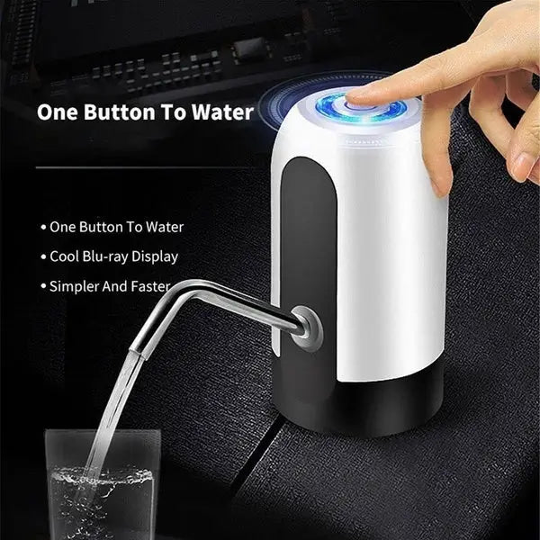Automatic Wireless Water Can Dispenser Pump for 20L Bottle Can (Multicolor)