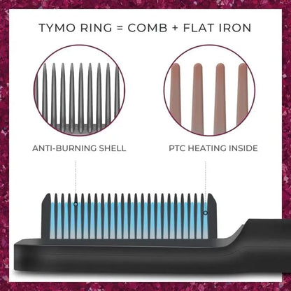 Hair Straightener Comb Brush with 5 Temperature Control