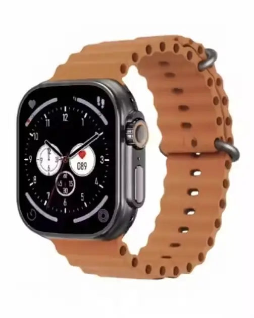T800/900 Ultra Wireless Charging Watch – Orange Band