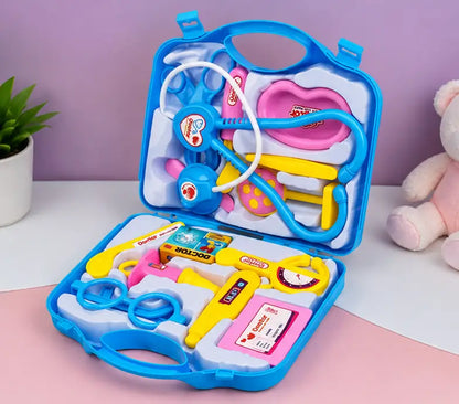 Doctor Medical Play Set with Carry Case – Pretend Doctor & Nurse Kit Educational Toy for Kids (Multicolor)