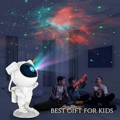 Astronaut Galaxy Projector Night Light 360 Degree Rotating Nebula Star LED Lamp with Remote Timer for Kids Bedroom and Home Decor