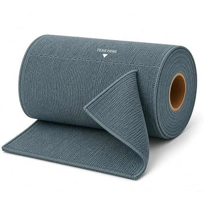 Microfiber Cleaning Cloth Roll – 20 Reusable Tear-Away Towels | Washable Multipurpose Cleaning Wipes for Kitchen, Car, Home & Office | 25 x 25 cm